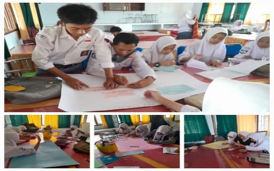 Kelas X Fase E SMPS NURUL JADID melaksanakan P5 Kurikulum Merdeka dengan tema: Kearifan Lokal