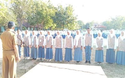 Pengukuhan Angkatan Pertama Pengurus ZERO WASTE SMPS NURUL JADID Masa Bakti 2023/2024